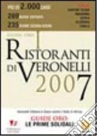 I ristoranti di Veronelli 2007 libro