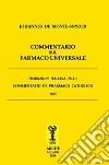 Commentario sul farmaco universale libro di Monte-Snyder Johannes de