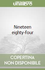 Nineteen eighty-four libro