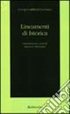 Lineamenti di istorica libro