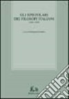 Gli epistolari dei filosofi italiani (1850-1950) libro di Giordano G. (cur.)