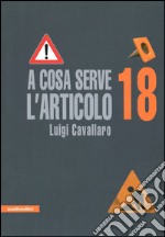 A cosa serve l'articolo 18 libro