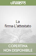 La firma-L'attestato libro