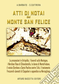 Atti di notai del Monte San Felice: Atripalda, Marchesi Rosa di Chianchetella e Bagnara, Montefredane, Santa Paolina contro Torrioni e Tufo, Il testamento di Vittoria Frezzaroli-Jannotti e storie su Ceppaloni... libro