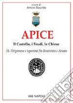 Apice: il castello, i feudi, le chiese. Vol. 34: Pergamene e toponimi fra Benevento e Ariano libro