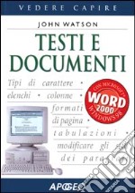 Testi e documenti libro