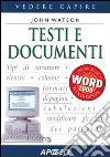 Testi e documenti libro