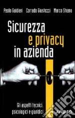 Sicurezza e privacy in azienda libro