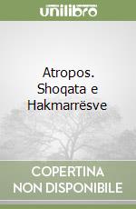 Atropos. Shoqata e Hakmarrësve libro