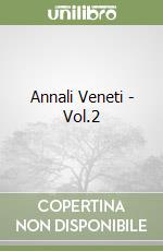 Annali Veneti - Vol.2 libro