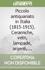 Piccolo antiquariato in Italia (1815-1915). Ceramiche, vetri, lampade, argenti, orologi, gioielli, giochi e oggetti vari. Catalogo