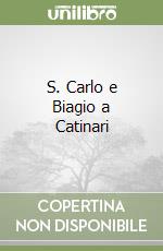 S. Carlo e Biagio a Catinari libro