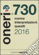 Oneri e 730. Norme interpretazioni quesiti