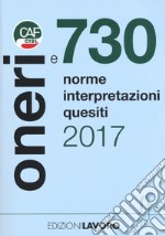 Oneri e 730. Norme interpretazioni quesiti