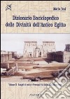 Dizionario enciclopedico delle divinità dell'antico Egitto. Vol. 2: Luoghi di culto e necropoli dal Delta alla bassa Nubia libro di Tosi Mario