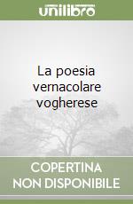 La poesia vernacolare vogherese libro