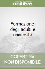 Formazione degli adulti e università