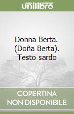 Donna Berta. (Doña Berta). Testo sardo