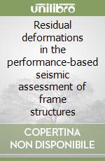 Residual deformations in the performance-based seismic assessment of frame structures