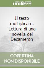 Il testo moltiplicato. Lettura di una novella del Decameron libro