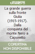 La grande guerra sulla fronte Giulia (1915-1917). Dalla conquista del monte Nero a Caporetto libro