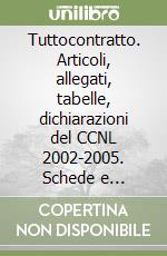 Tuttocontratto. Articoli, allegati, tabelle, dichiarazioni del CCNL 2002-2005. Schede e documenti libro