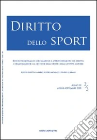 Diritto dello sport (2009). Vol. 2-3