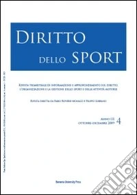 Diritto dello sport (2009). Vol. 4