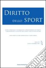 Diritto dello sport (2010) vol. 3-4 libro