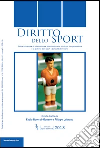 Diritto dello sport (2013) vol. 3-4