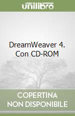 DreamWeaver 4. Con CD-ROM libro