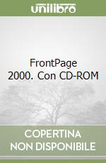 FrontPage 2000. Con CD-ROM libro