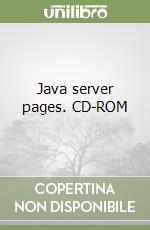 Java server pages. CD-ROM