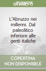 L'Abruzzo nei millenni. Dal paleolitico inferiore alle genti italiche libro
