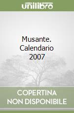 Musante. Calendario 2007 libro
