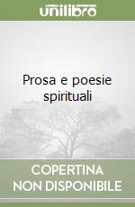 Prosa e poesie spirituali