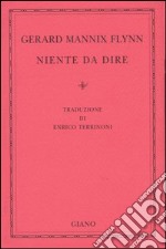 Niente da dire libro