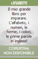 Il mio grande libro per imparare. L'alfabeto, i numeri, le forme, i colori, le prime parole in inglese! libro