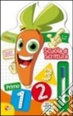 Scuola scrittura. Sagomato, numeri e forme. Impara i numeri con Carotina! Ediz. illustrata. Con gadget libro