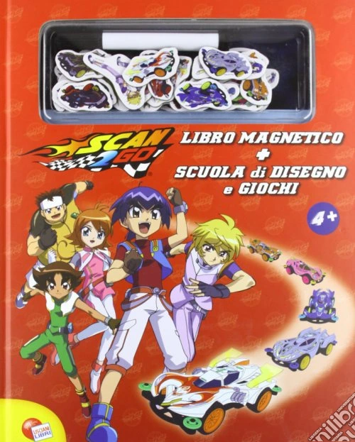 Scan2Go. Scuola di disegno e giochi. Libro magnetico