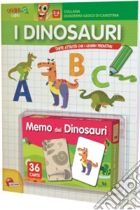 Carotina quaderno-gioco i dinosauri. Ediz. illustrata. Con gadget libro