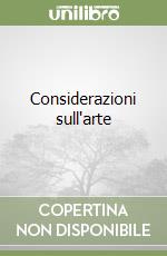 Considerazioni sull'arte libro