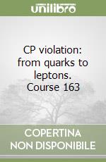 CP violation: from quarks to leptons. Course 163 libro