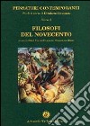 Filosofi del Novecento libro di Rizzo F. (cur.)