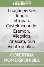 Luoghi persi e luoghi ritrovati. Castelraimondo, Esemon, Allegnidis, Anaxum, Sun Vidottoe altri misteri del Friuli libro