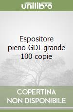 Espositore pieno GDI grande 100 copie libro