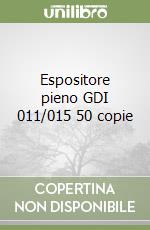 Espositore pieno GDI 011/015 50 copie libro