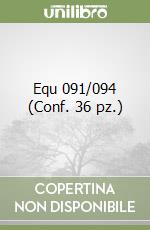 Equ 091/094 (Conf. 36 pz.) libro