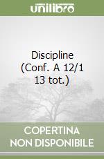 Discipline (Conf. A 12/1 13 tot.) libro