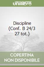 Discipline (Conf. B 24/3 27 tot.) libro